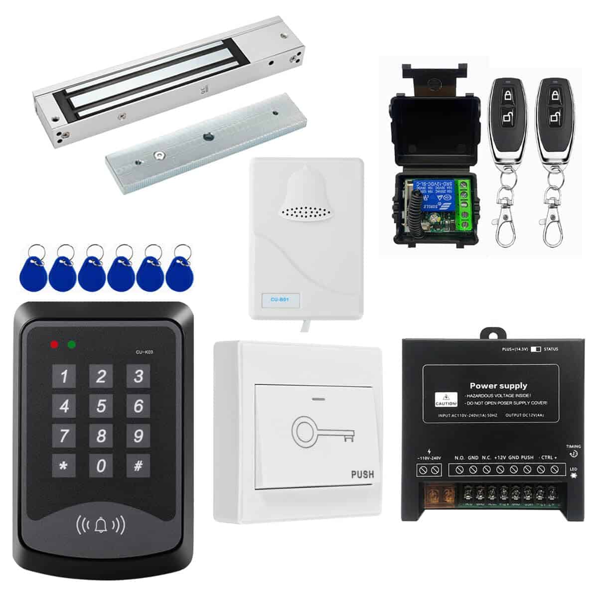 Sistema de Control de Acceso por Puerta con Teclado RFID