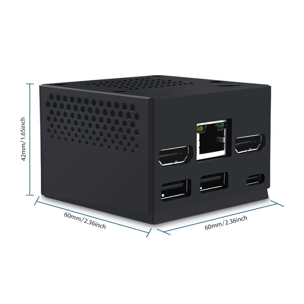 Carcasa GeekPi DeskPi Mini Cube para Raspberry Pi CM4 - Imagen 6