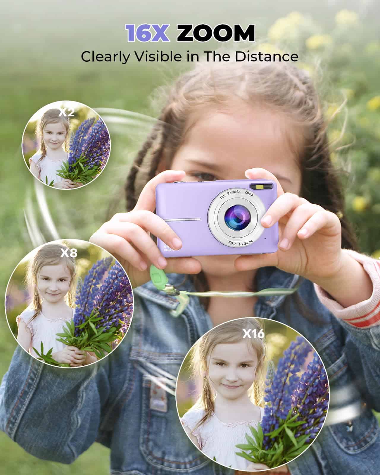 Cámara Digital para Niños con Tarjeta de 32GB, Nsoela FHD - Image 5
