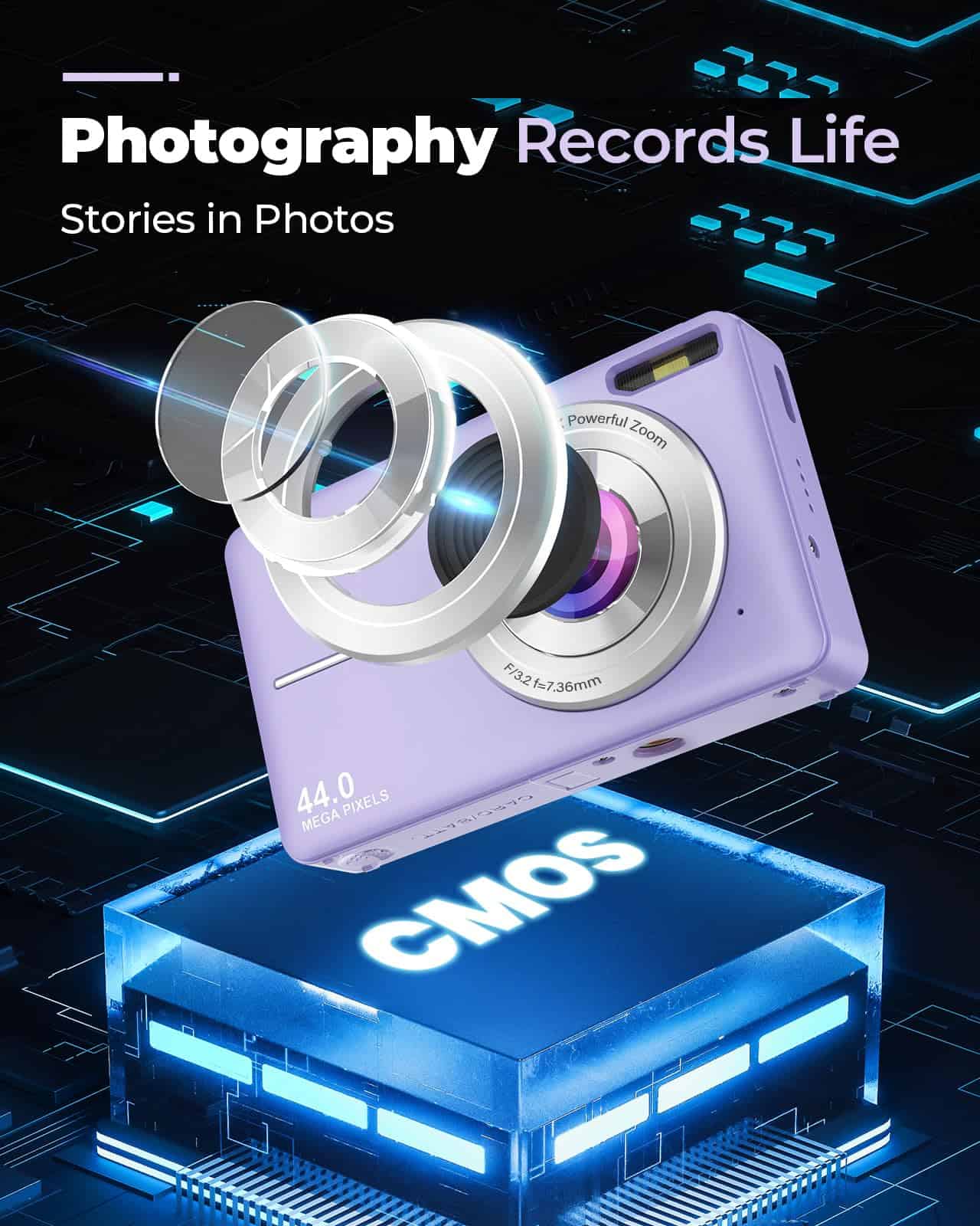 Cámara Digital para Niños con Tarjeta de 32GB, Nsoela FHD - Image 3