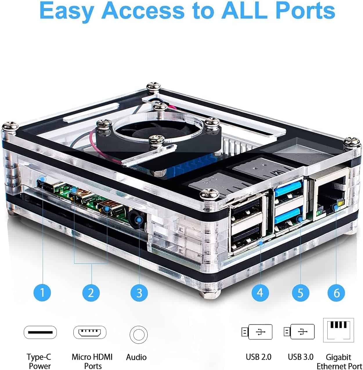 MarsKit Raspberry Pi 4 Model B Starter Kit-Edición de - Imagen 5