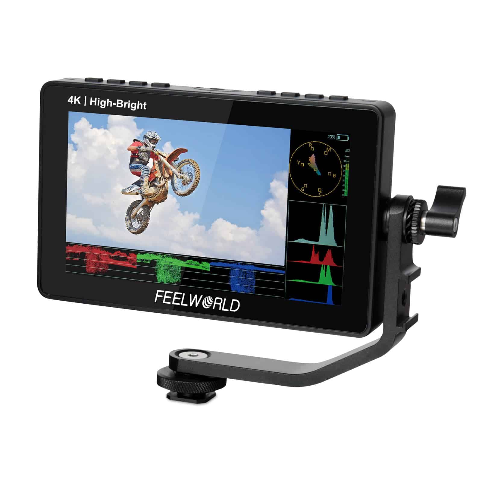 Monitor de Campo FEELWORLD F5 Prox de 5.5 pulgadas 1600nit