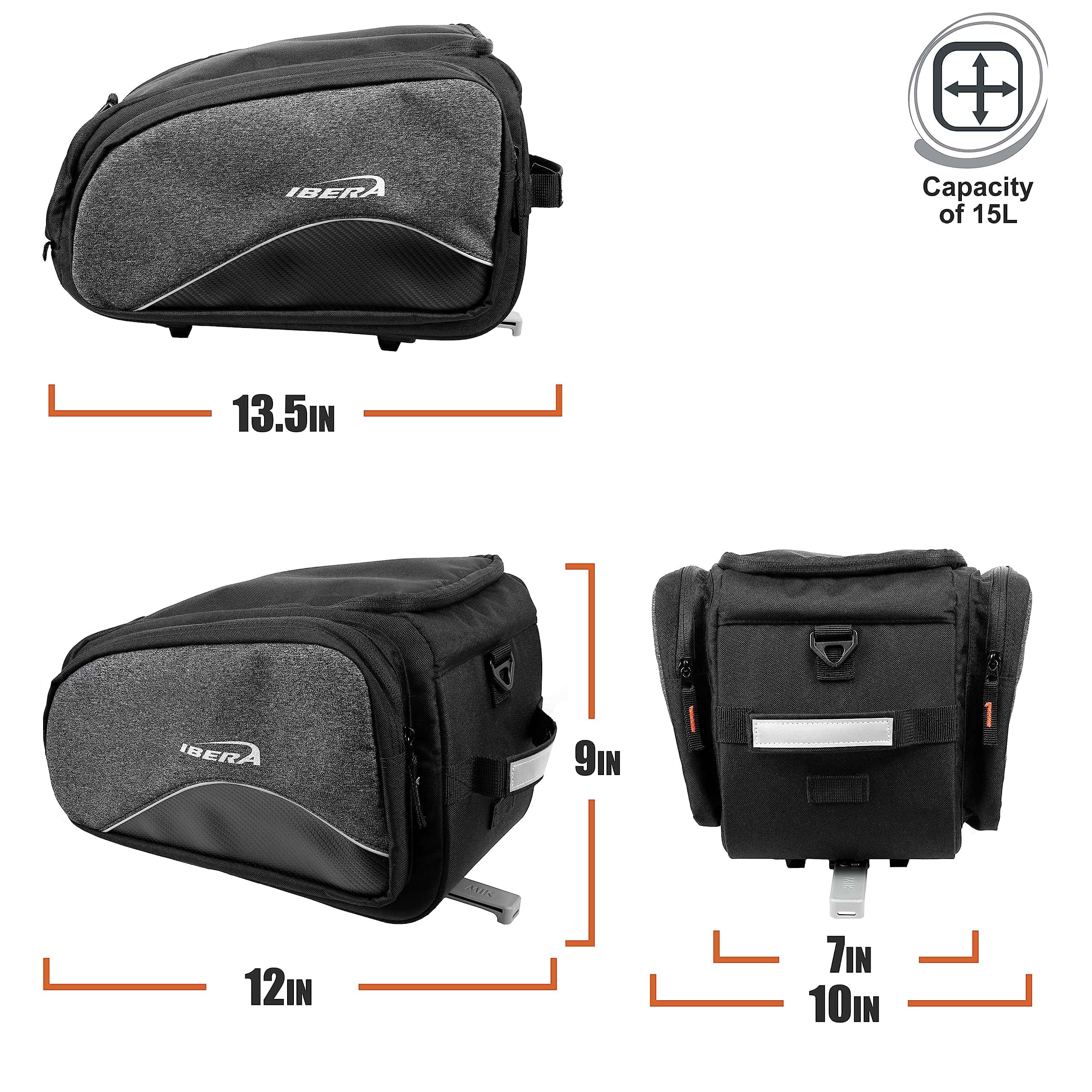 Bolso Expandible de Compartimento Ibera MIK - Duradero, - Image 5