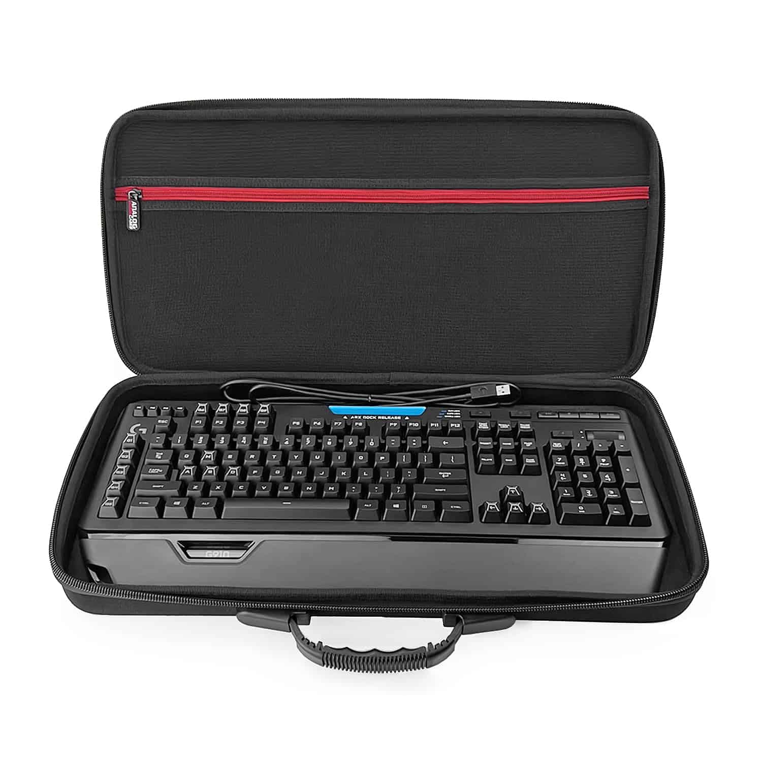 Estuche Rígido Compacto Para Teclado De Juego Logitech G910