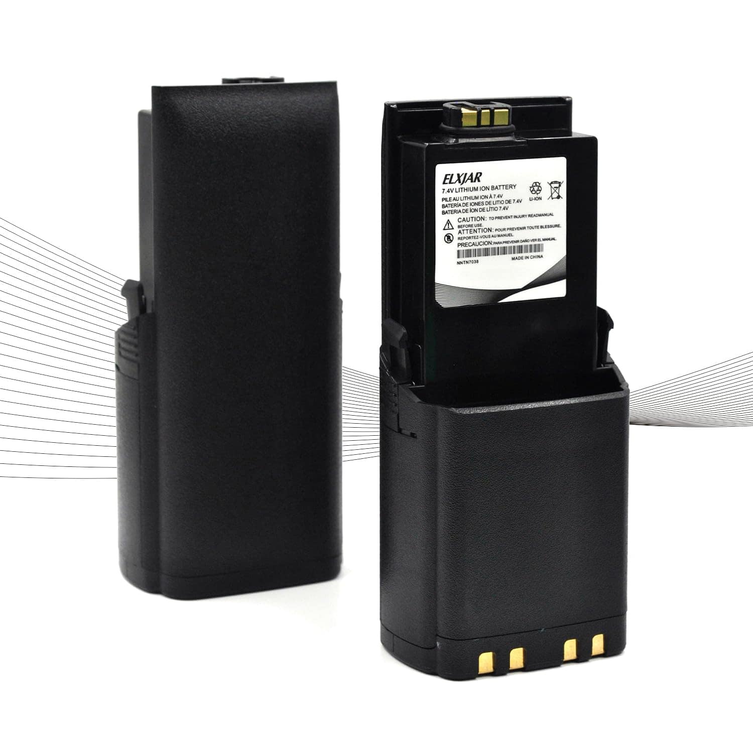 (Paquete de 2) Batería de reemplazo NNTN7034A de 7.2V