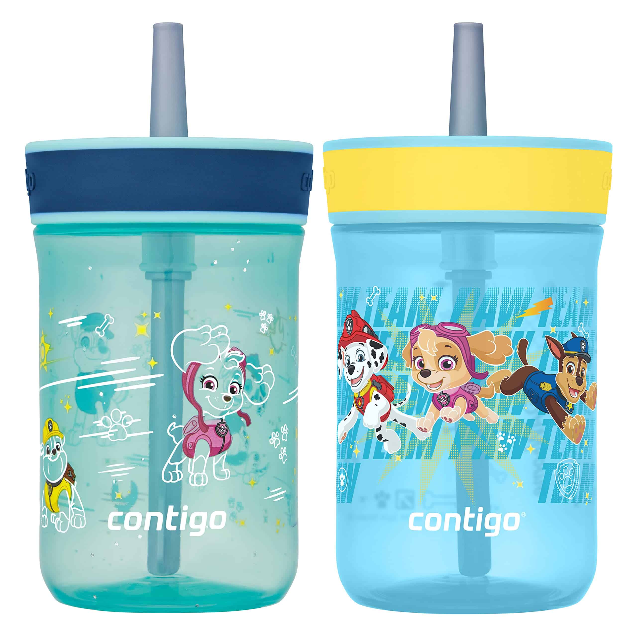 Vaso Infantil Contigo 2 Pzs de Paw Patron 0.4L -Azul