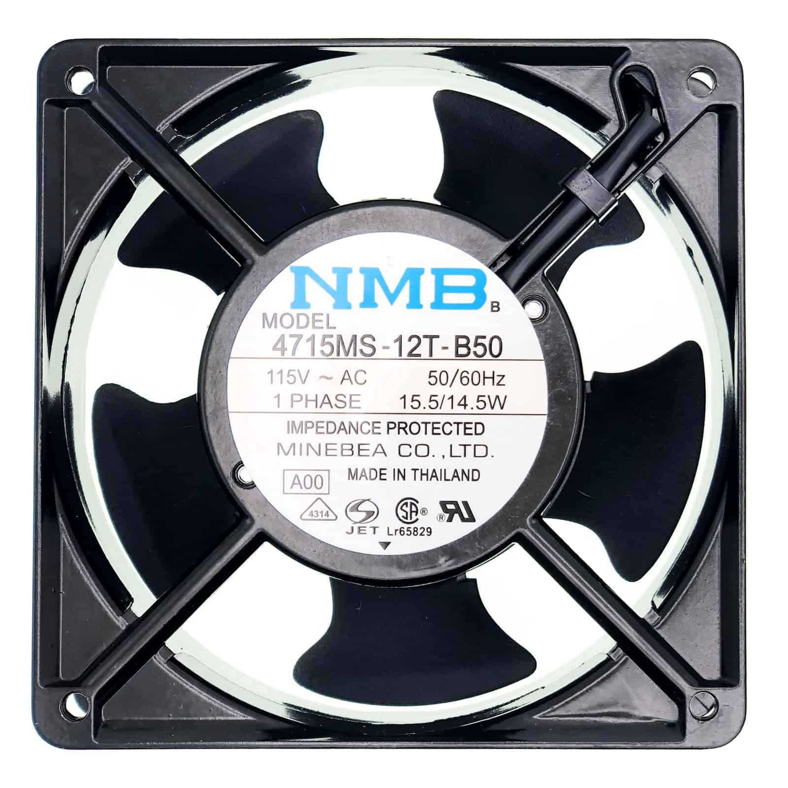 Ventilador de refrigeración 4715MS-12T-B50, 115VAC