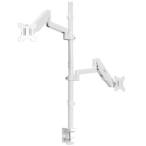 Soporte Monitor VIVO Doble Brazo Articulado 32″ Abrazadera