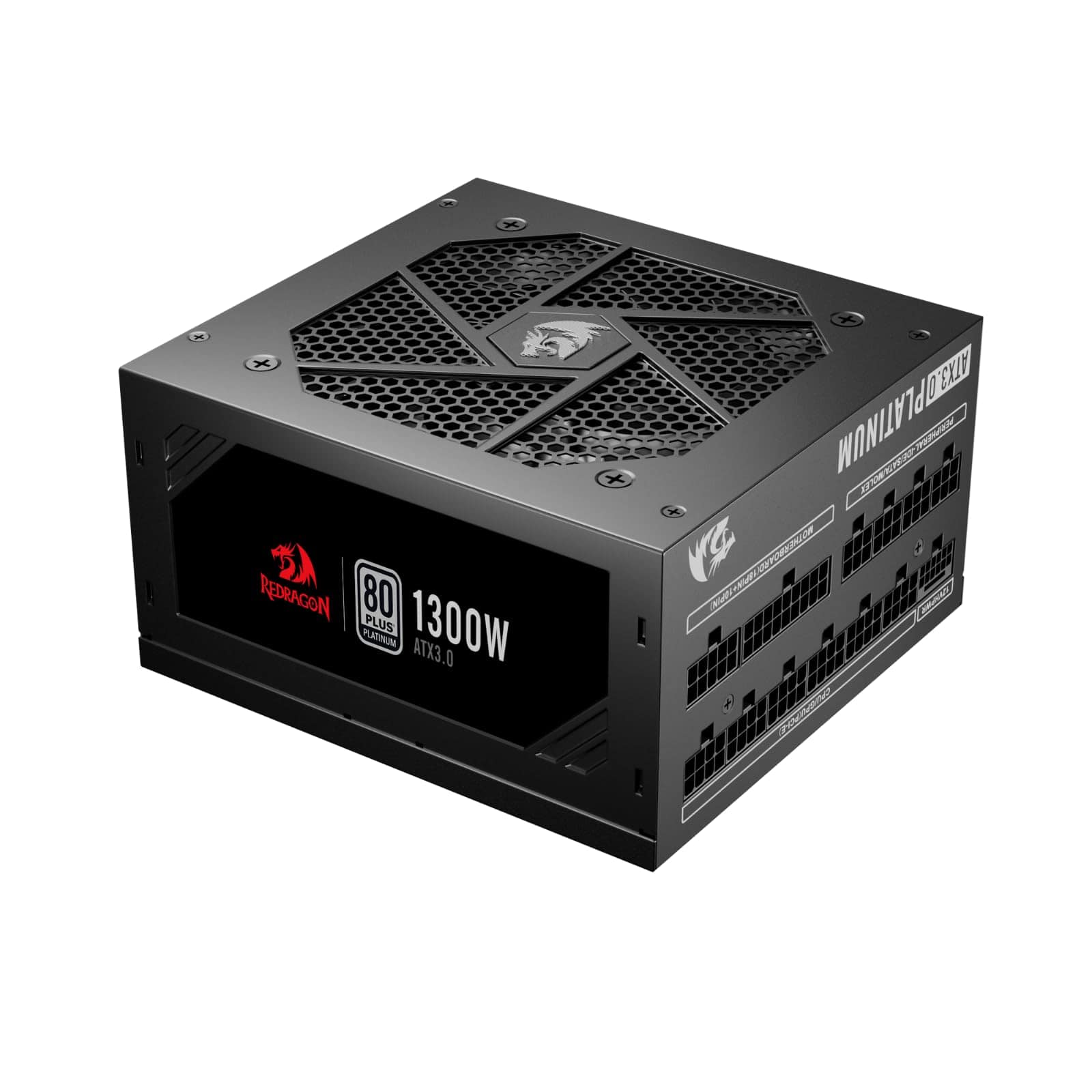 Redragon PSU018 80+ Platinum 1300 Watt ATX 3.0 y PCIe 5.0 - Imagen 9