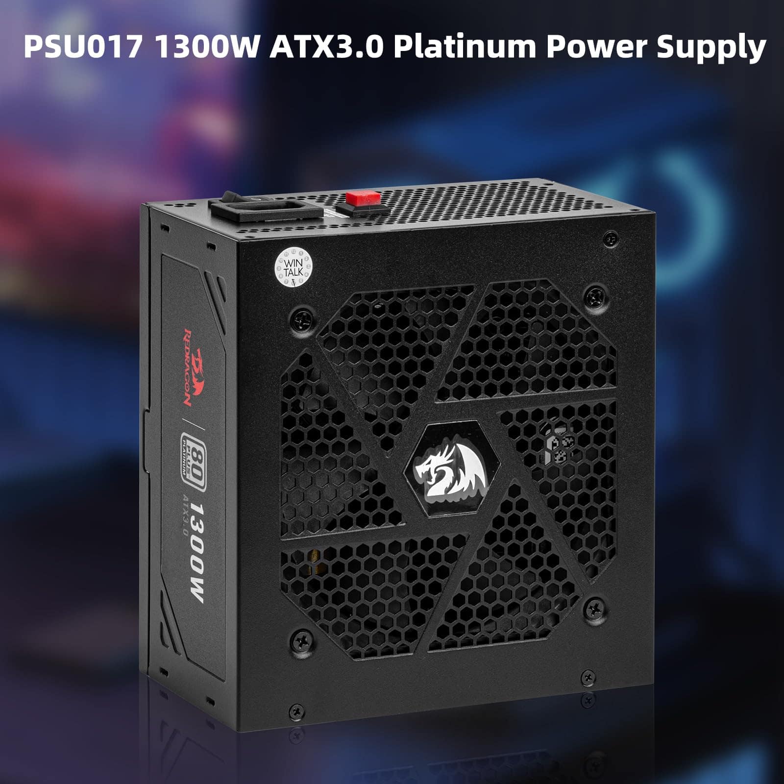 Redragon PSU018 80+ Platinum 1300 Watt ATX 3.0 y PCIe 5.0 - Imagen 8