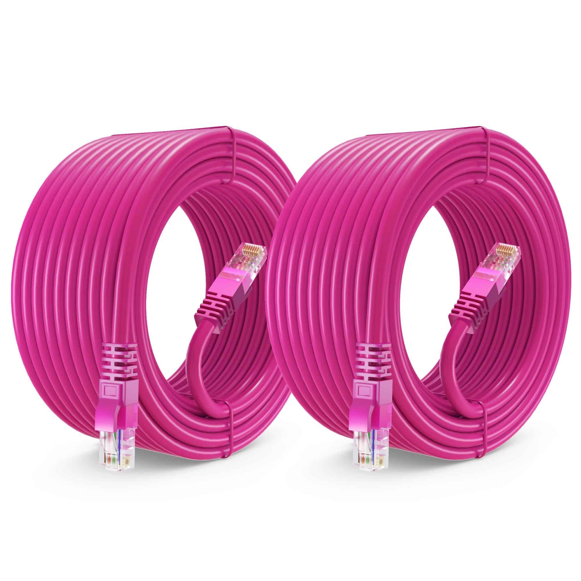 Cable Ethernet Cat 6 Maximm de 40 pies -Rosa