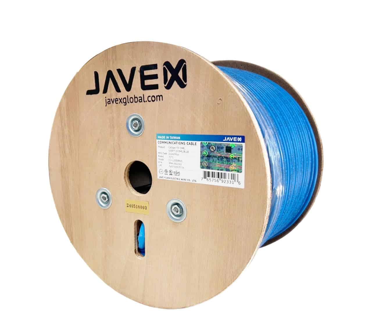 Cable de Ethernet JAVEX 23AWG CAT6A 100% Blindado FTP [UL