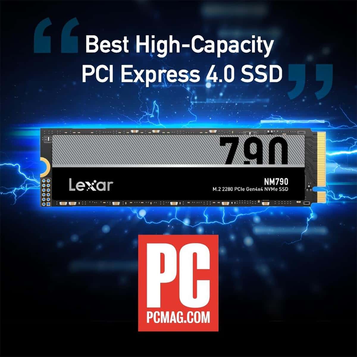 Alternative view of Lexar 1TB NM790 SSD PCIe Gen4 NVMe M.2 2280 Disco de estado