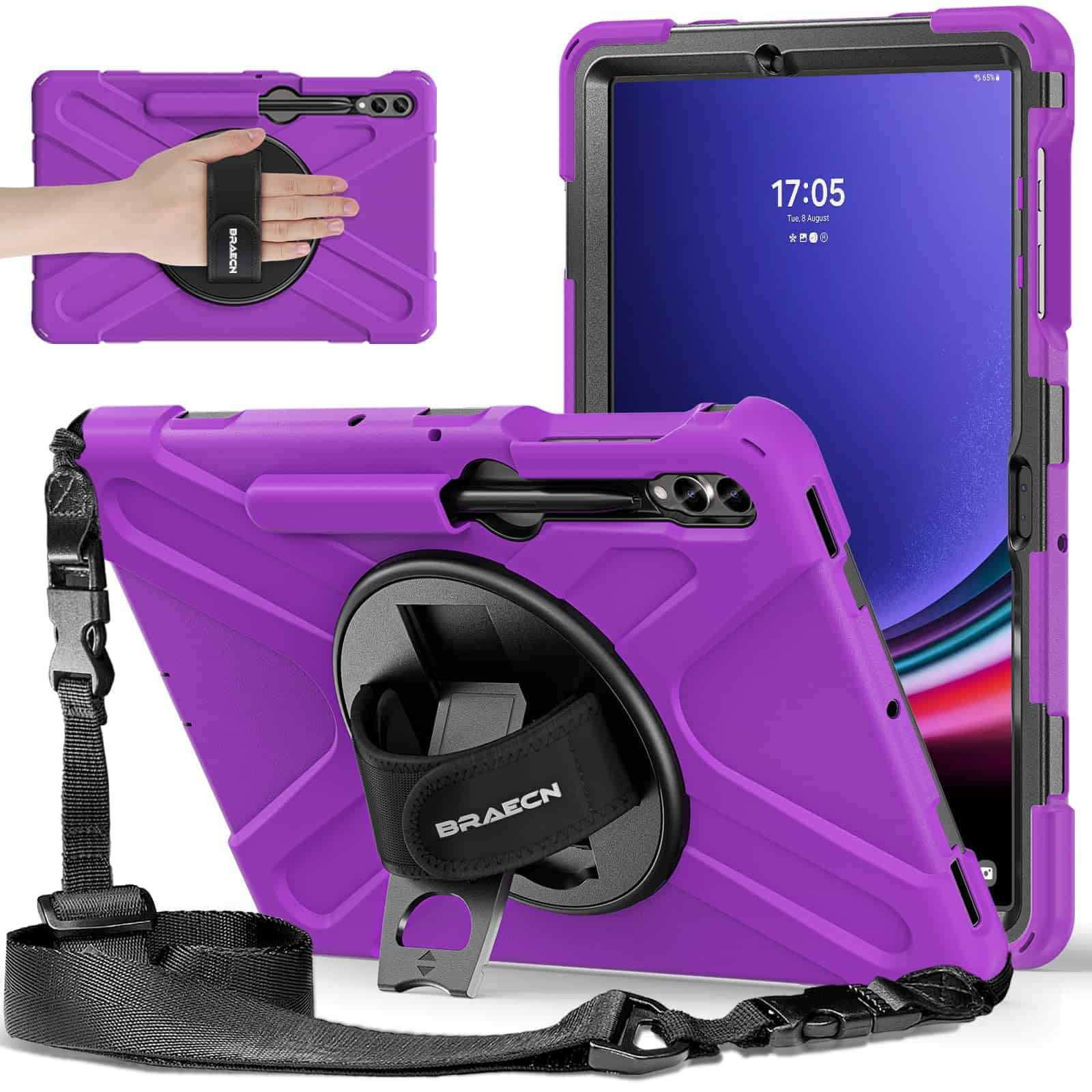 Funda BRAECNstock para Samsung Galaxy Tab S10+ Plus/ S9 FE+