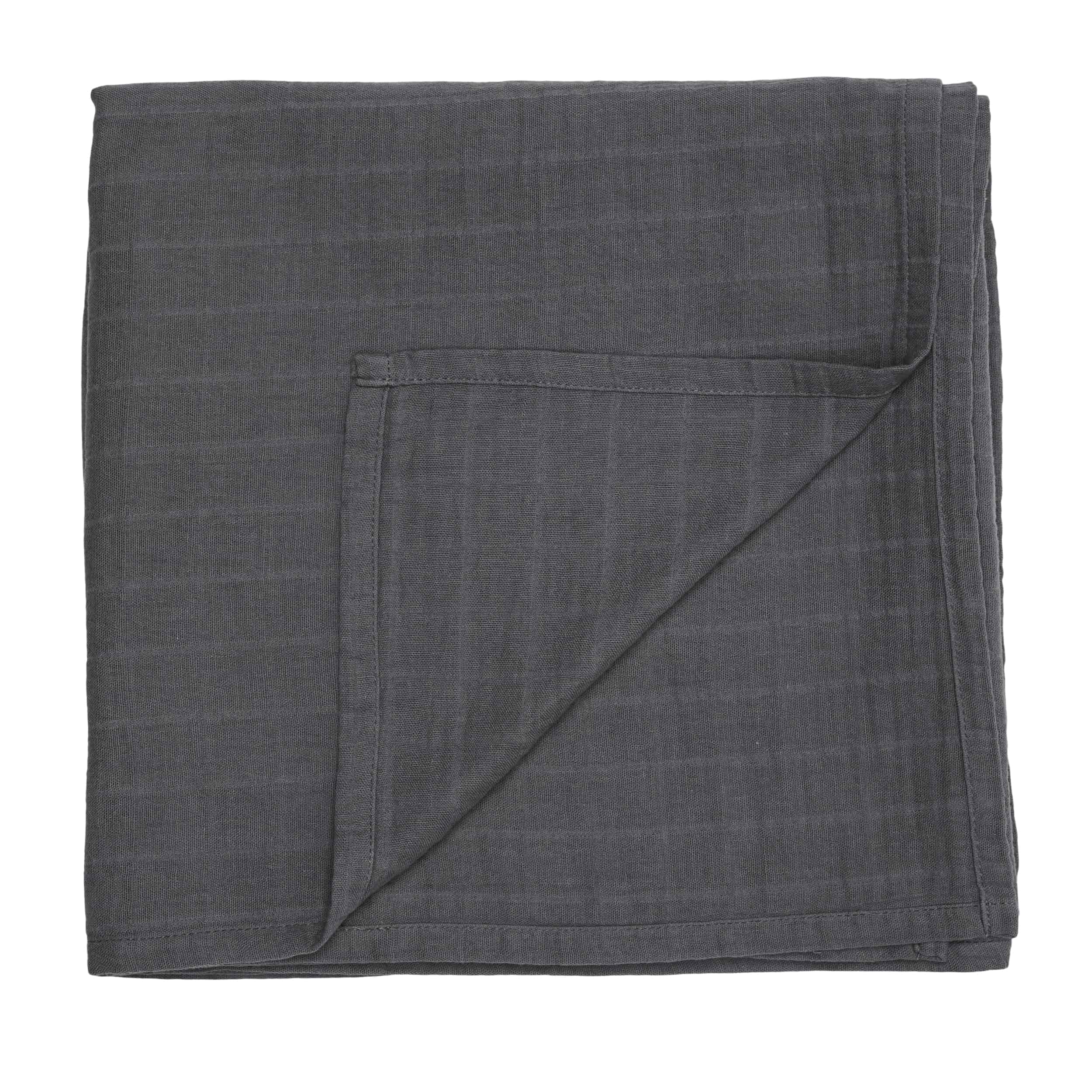 Manta de Envolver Huxie - 100% Algodón Orgánico -Gris Suave