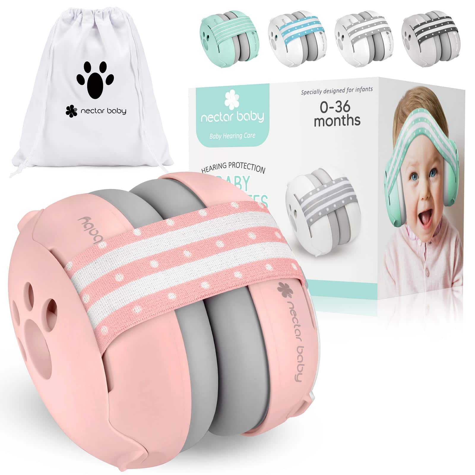 Protectores Auditivos para Bebés NECTAR BABY, Cascos