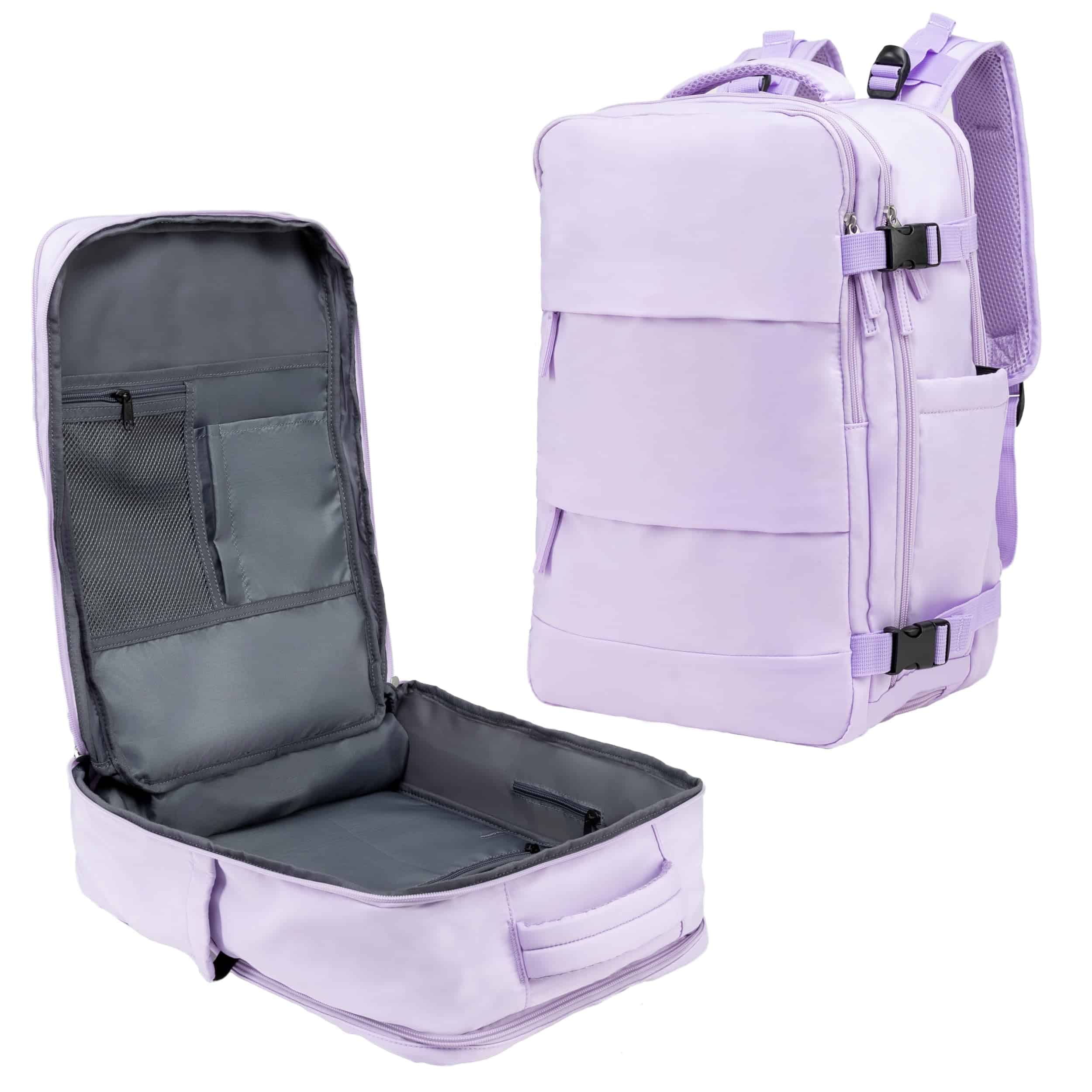 (No hecho en China) Mochila de Viaje -Lavanda
