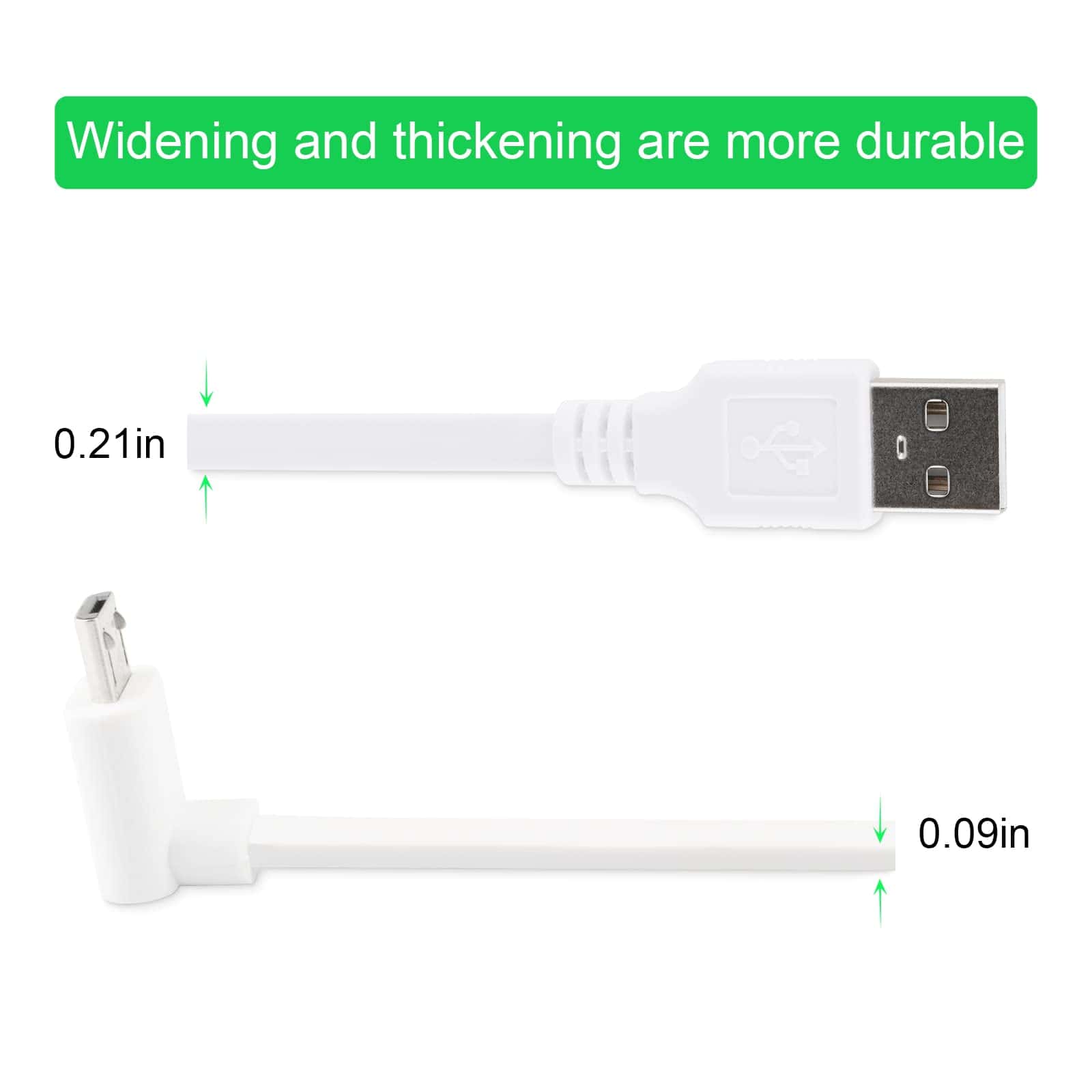 Lefxmophy 2-pack 20ft Cable De Alimentación Para Wyze Cam - Image 7