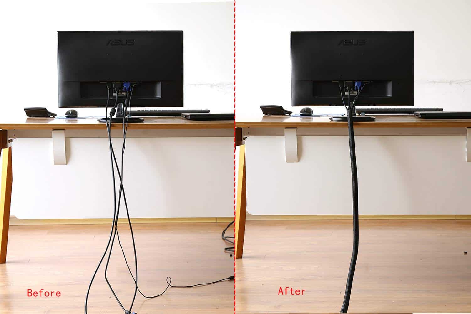 Protector de Cables Alex Tech 20ft - 1.5 pulgadas Funda de - Imagen 5