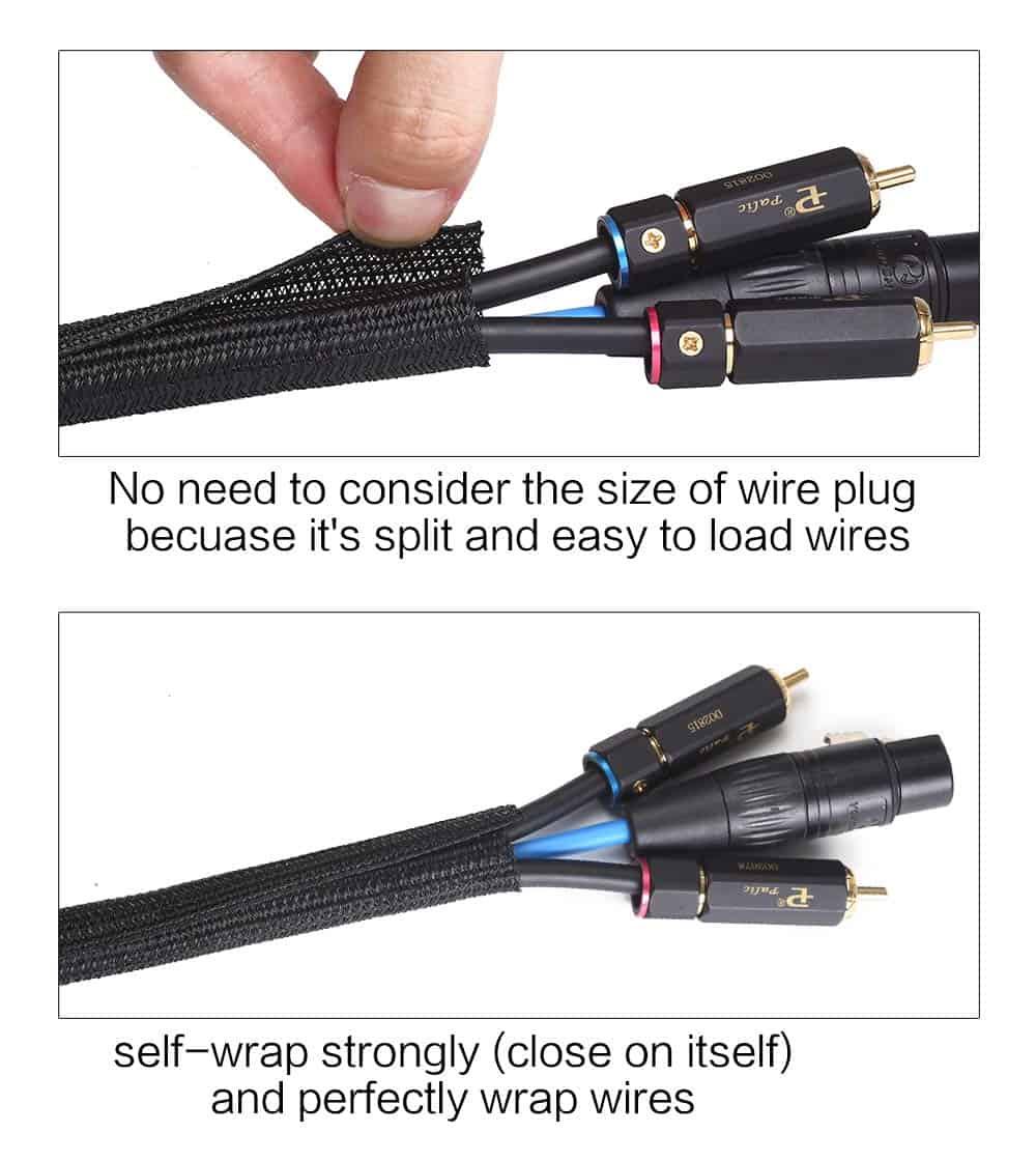 Protector de Cables Alex Tech 20ft - 1.5 pulgadas Funda de - Imagen 3