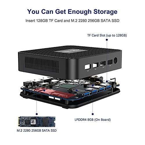 Mini PC MINISFORUM GK41 8GB RAM 128GB SSD 4 USB + 1 Ethernet - Image 5