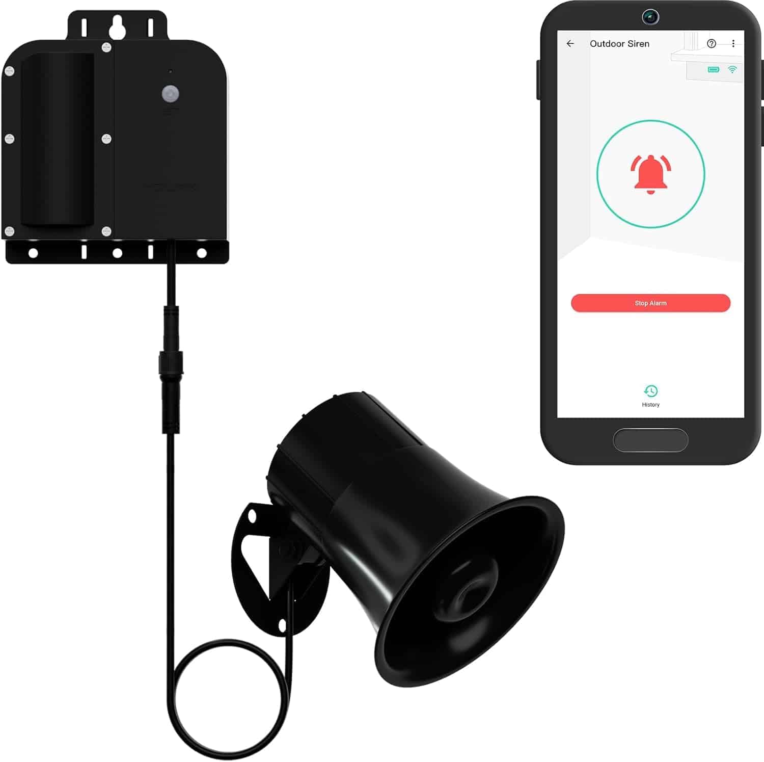 Controlador de Alarma Exterior YoLink X3 Versión,