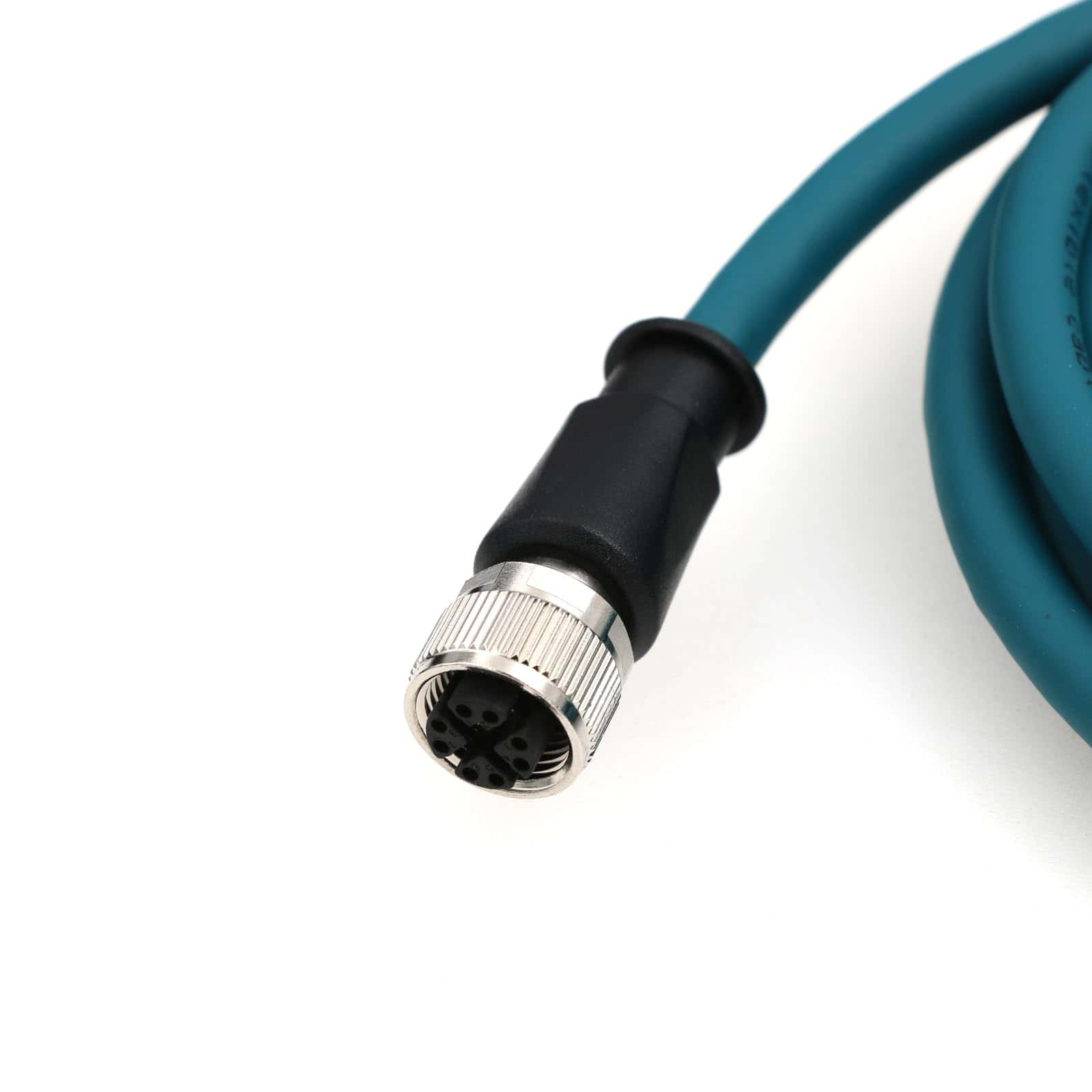 Cable Ethernet M12 8 Pines Hembra a RJ45 X-Code de Grado - Image 3