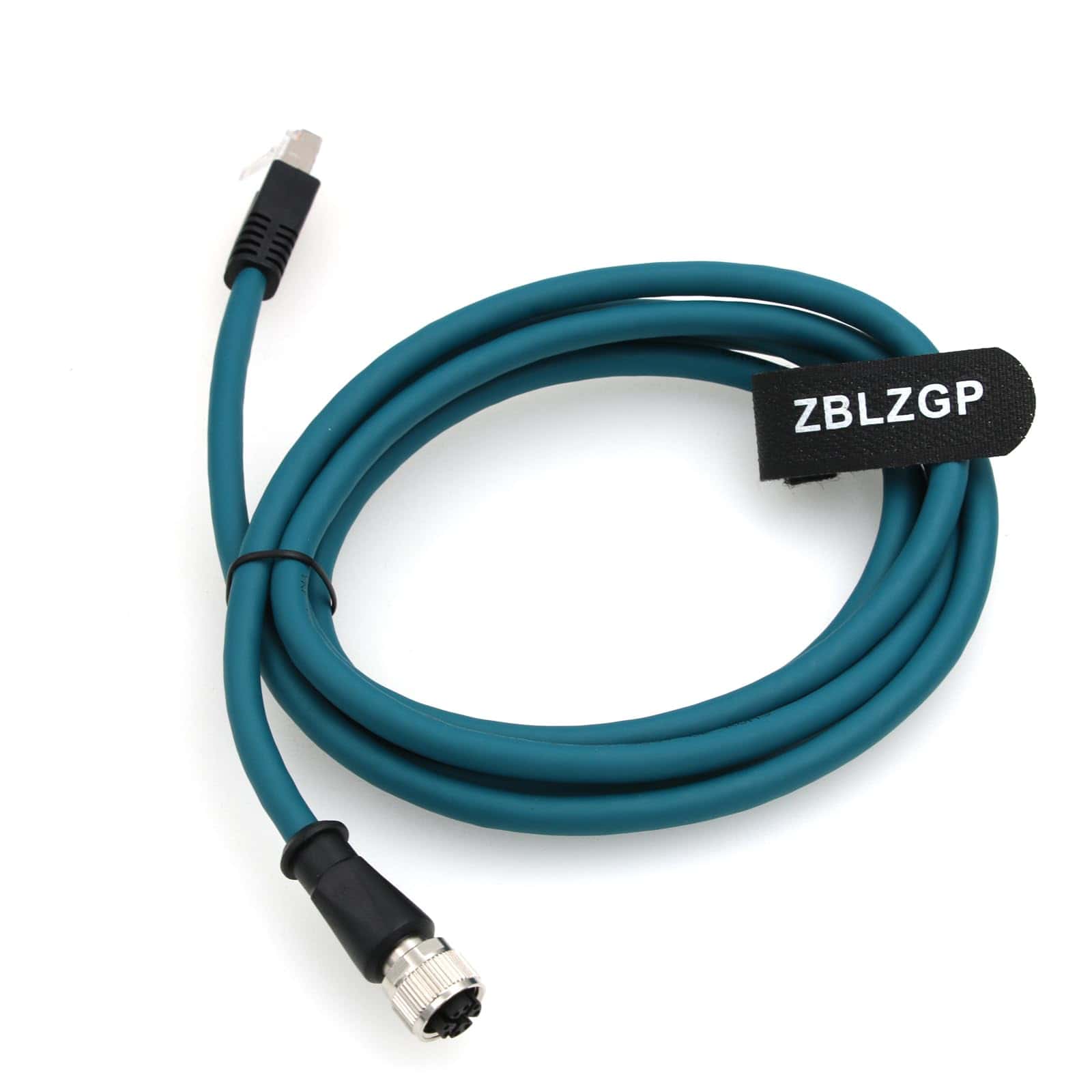Cable Ethernet M12 8 Pines Hembra a RJ45 X-Code de Grado - Image 4