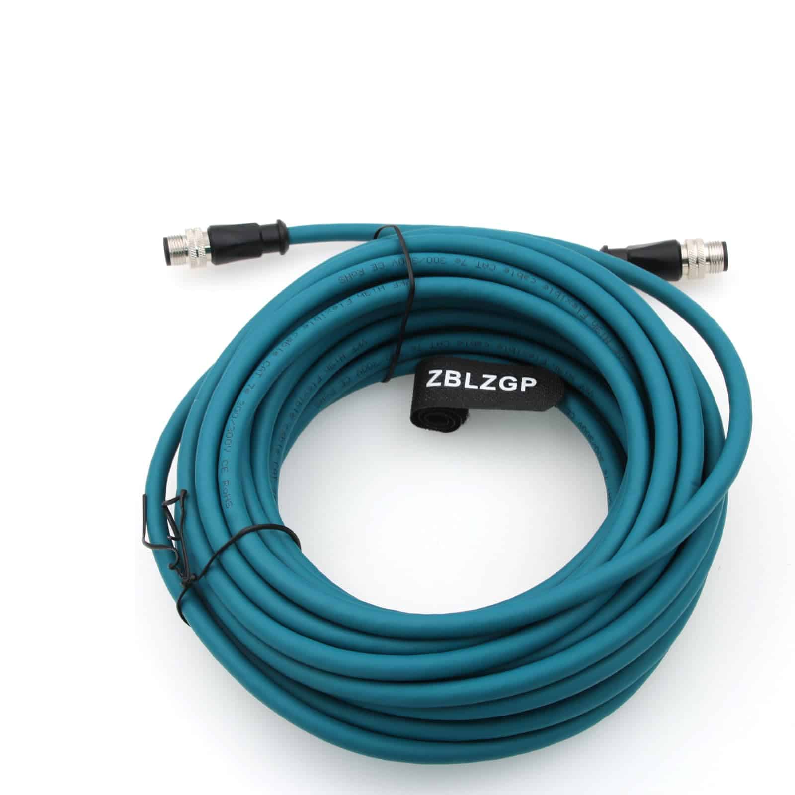 Cable de Red M12 D Code 4 Pin a 4 Pin D Code de Bajo - Image 6