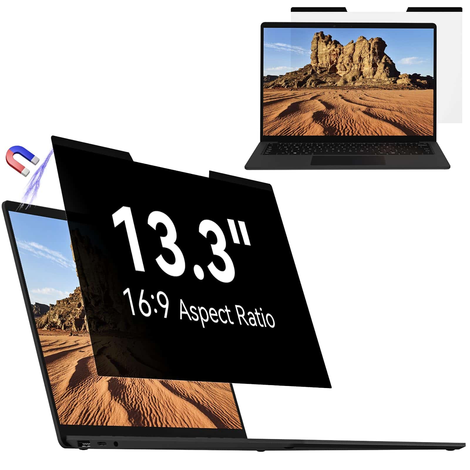 Filtro De Privacidad Magnético Para Laptop De 13.3