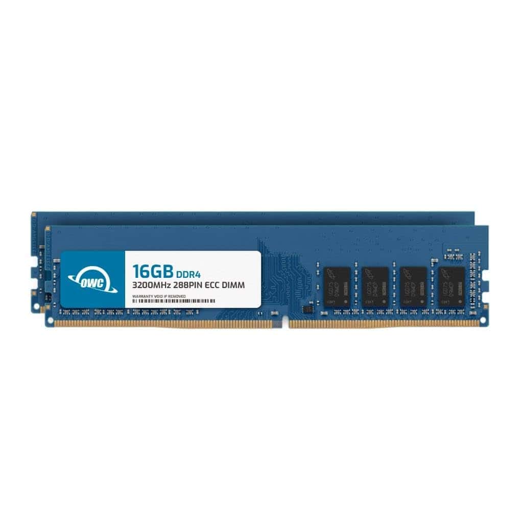 Owc 32gb (2x16gb) Ddr4 3200mhz Pc4-25600 Cl22 1rx8 Ecc
