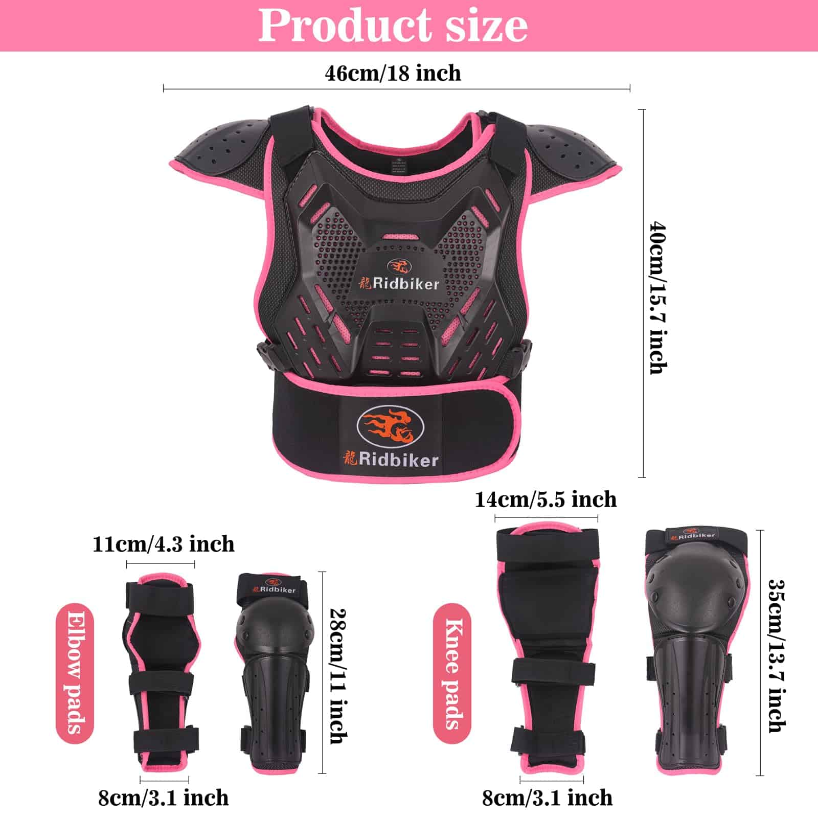 Equipo de Protección para Motocicleta Infantil, Protector - Imagen 6