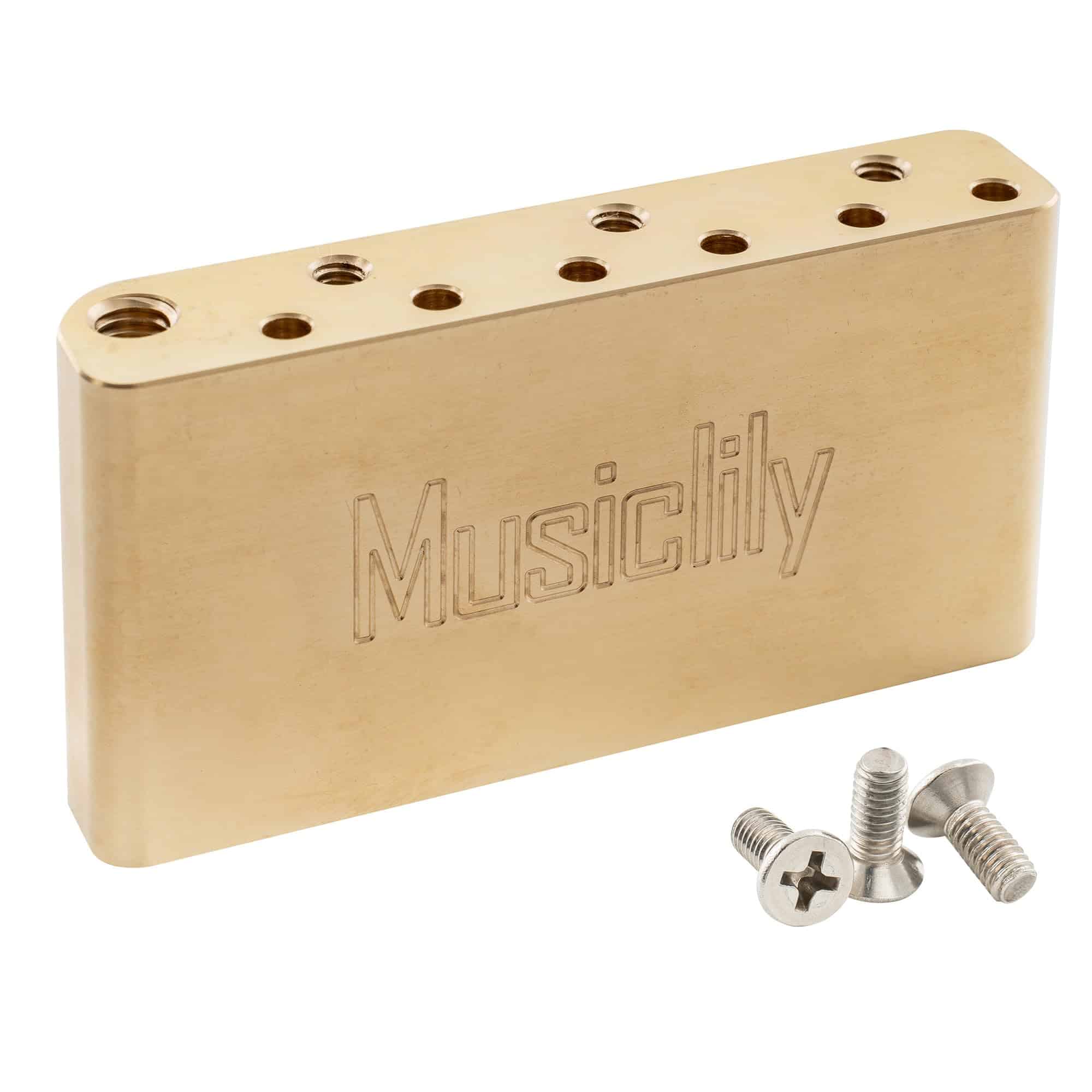Bloque de trémolo corto de latón macizo completo Musiclily