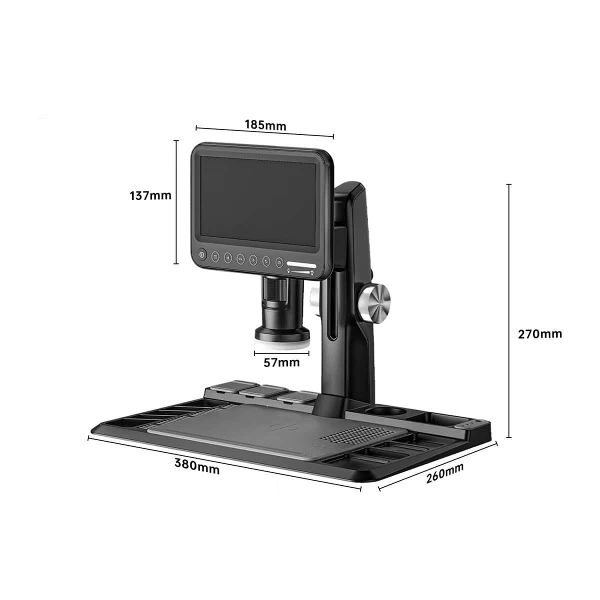 Microscopio digital SZJMS de 7" con estación de soldadura, - Image 10