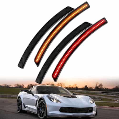 Yunnergo Luces de Marcador Lateral Delanteras y Traseras