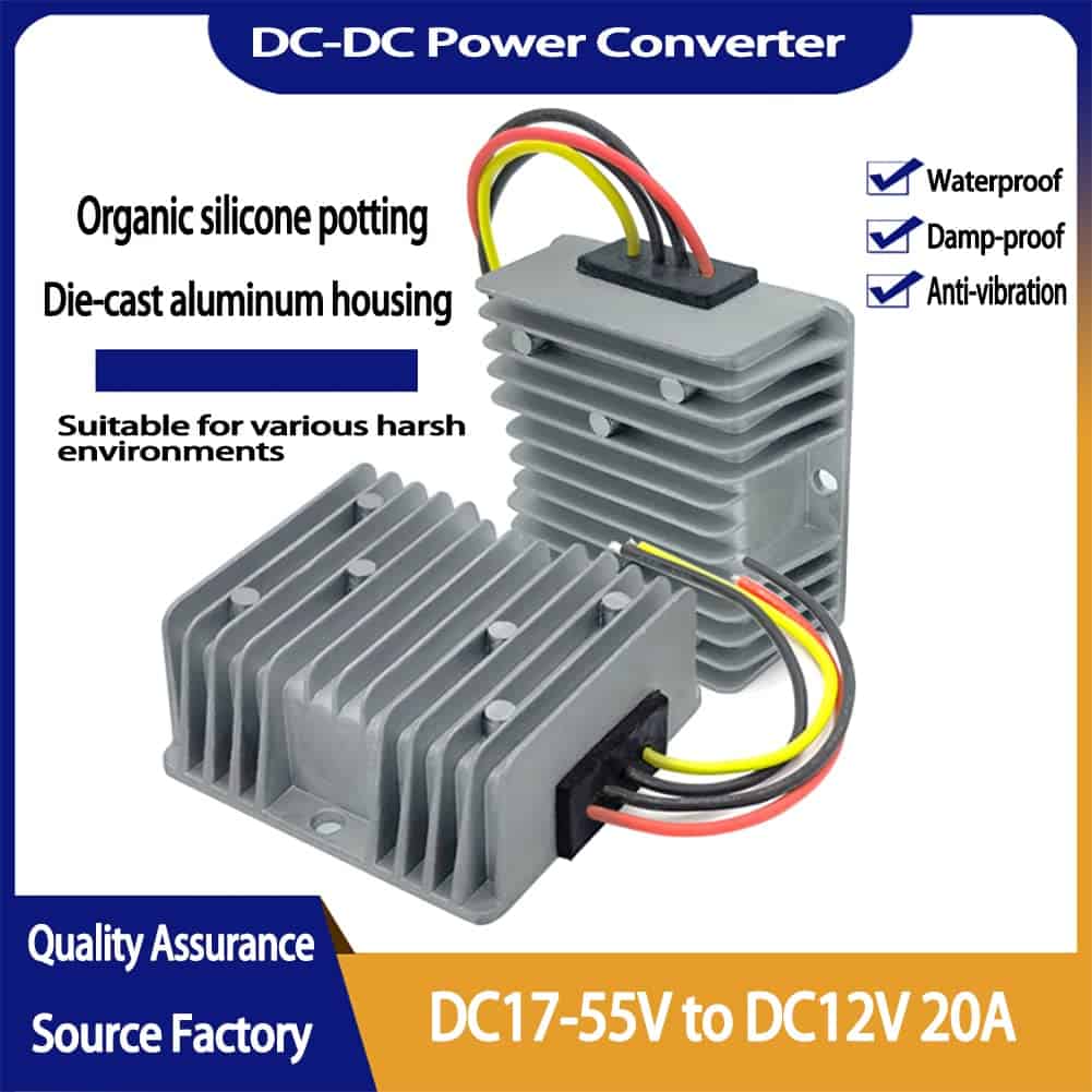 Conversor de Corriente de 12v 20a 240w de 18v a 12v - Image 4