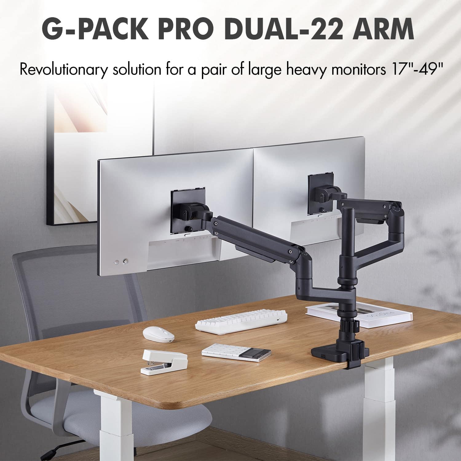 Soporte para Monitor Dual G-PACK PRO para Pantallas - Image 9