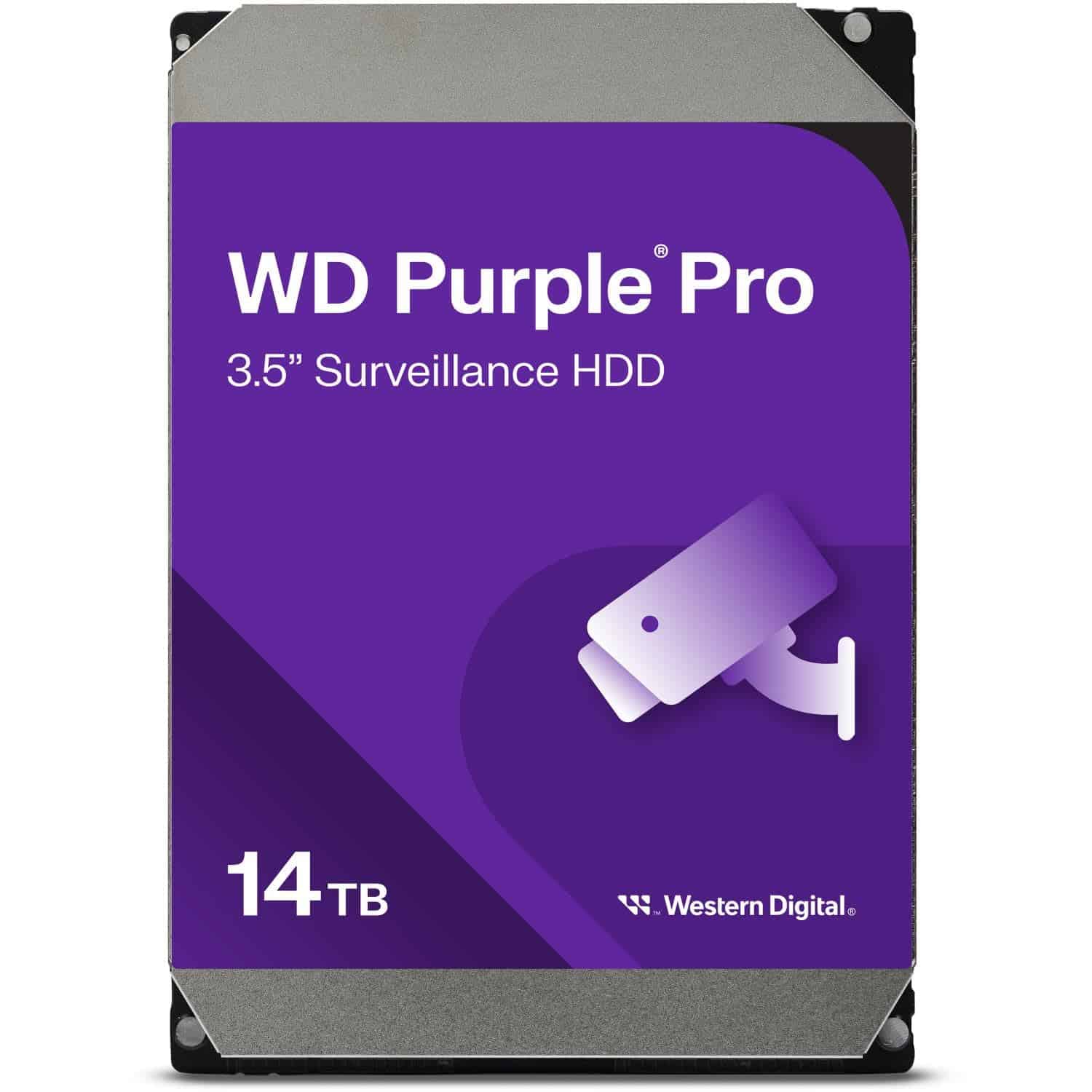 Disco Duro Interno de Vigilancia WD Purple Pro de 14TB -