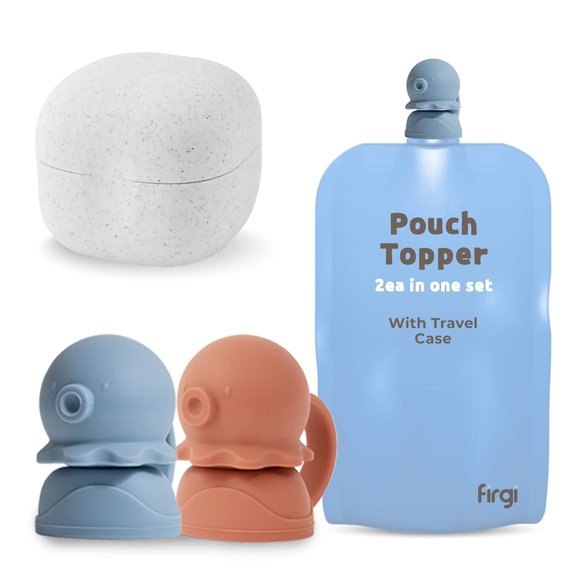 Tapón para Bolsas de Comida de Silicona Firgi | Azul, Rojo