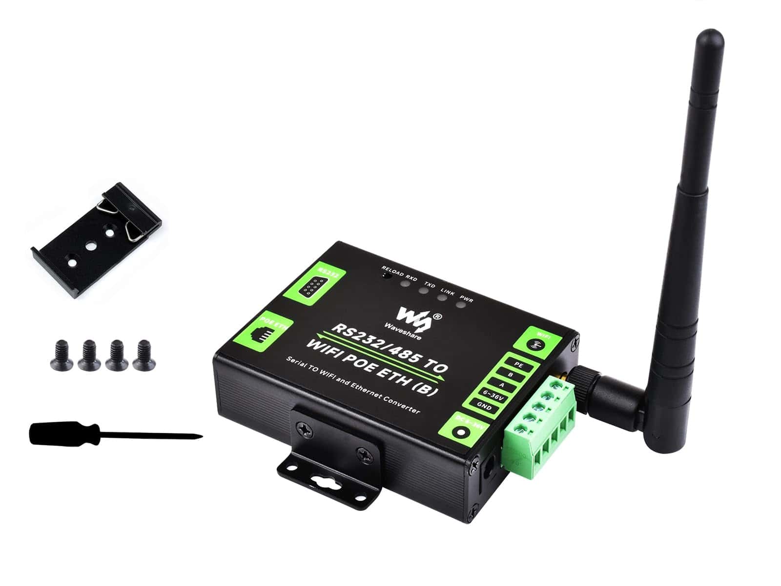 Convertidor de Servidor Ethernet Serial RS232/485 a WiFi