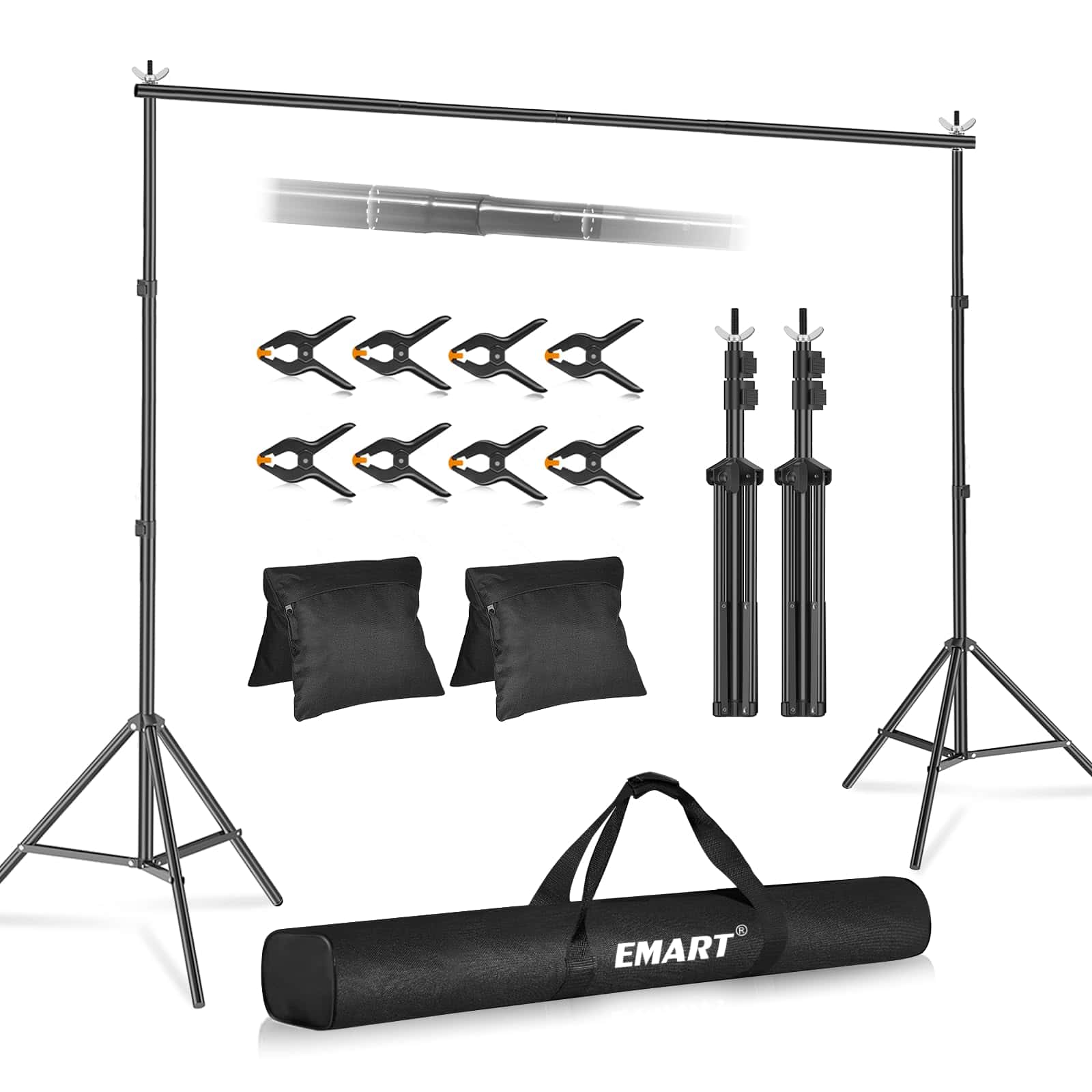 Soporte de Fondo EMART 10x8.5ft(WxH) para Estudio de