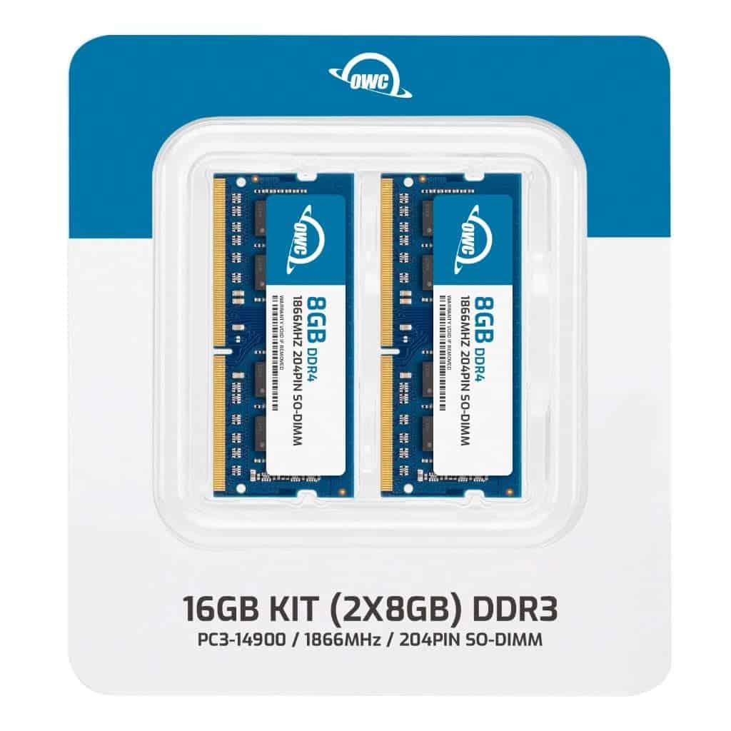 OWC 16GB (2x8GB) DDR3L 1866 PC3L-14900 CL13 2Rx8 204-pin - Image 3