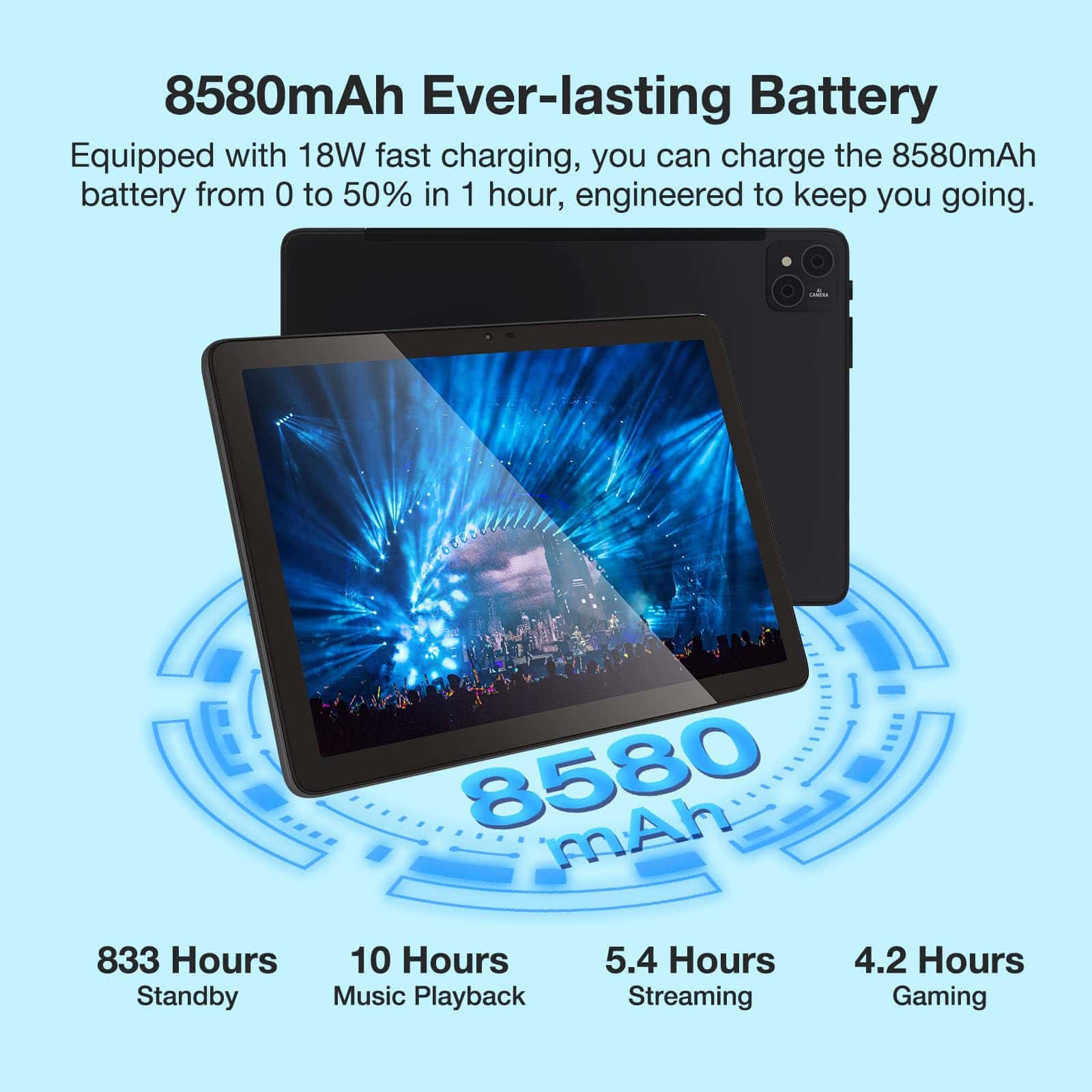 Tablet Doogee T10 Pro 10" Android 12 con 15GB 256 ROM - Image 4