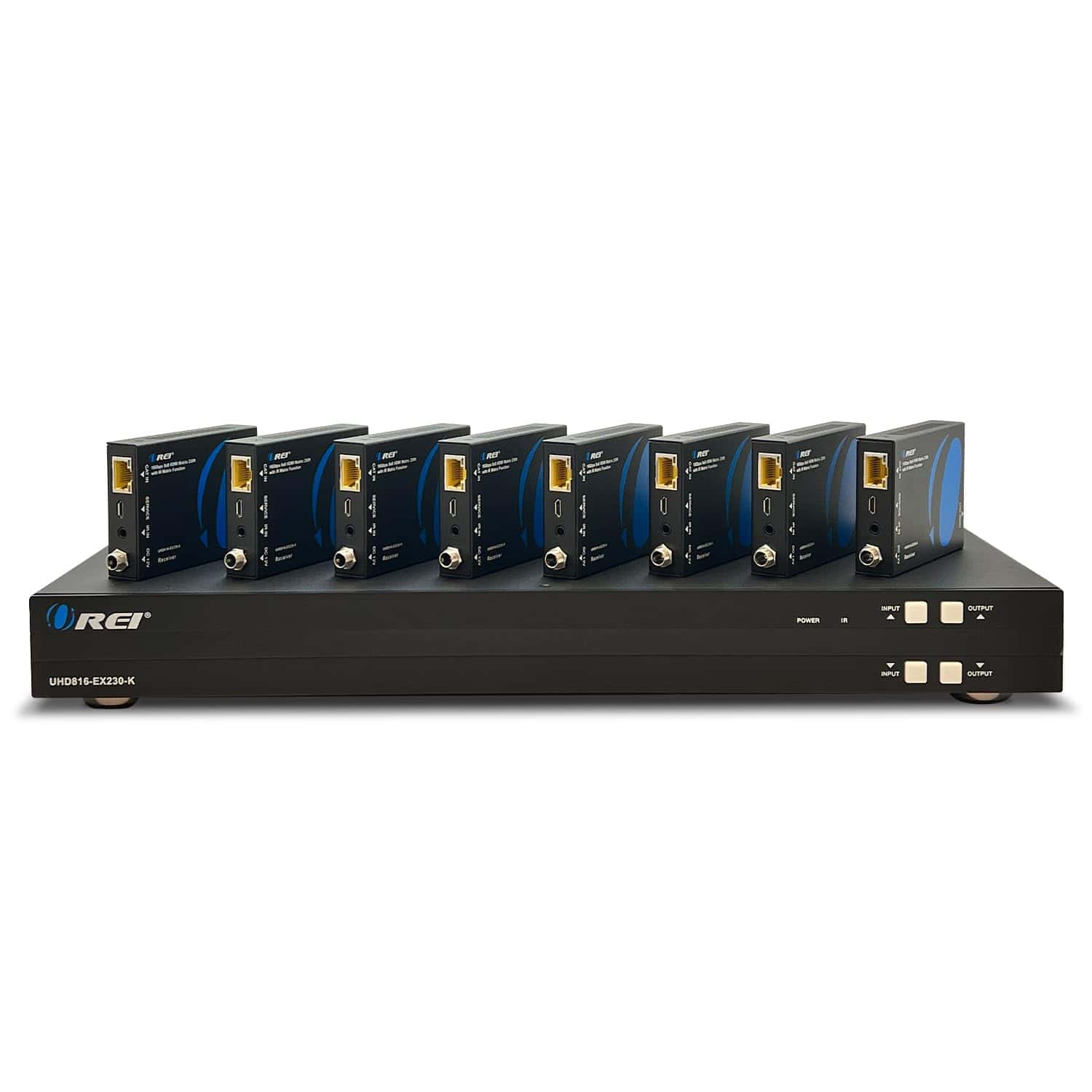 OREI 4K 8x8 HDMI Extender Matrix - UltraHD 4K @ 60Hz 4:4:4