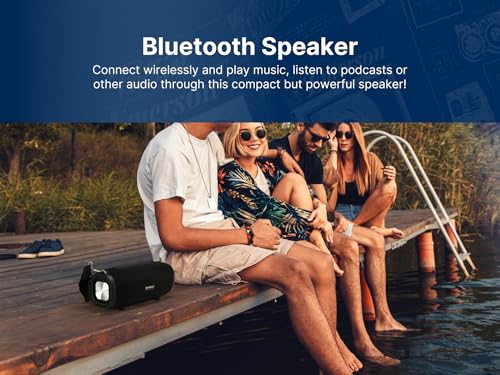 Altavoz Bluetooth portátil Emerson EAS-3000 con correa de - Image 4