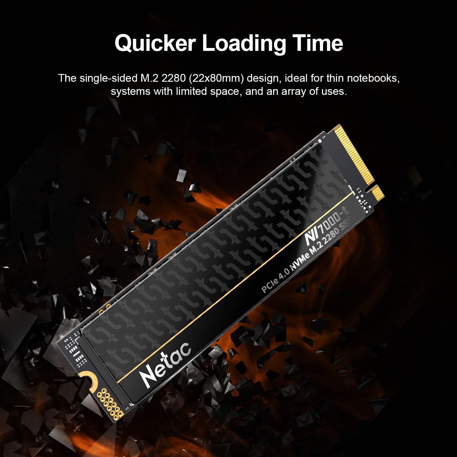 SSD Interno Netac 4TB PCIe Gen4x4 M.2 Hasta 7,300 MB/s NVMe - Image 6