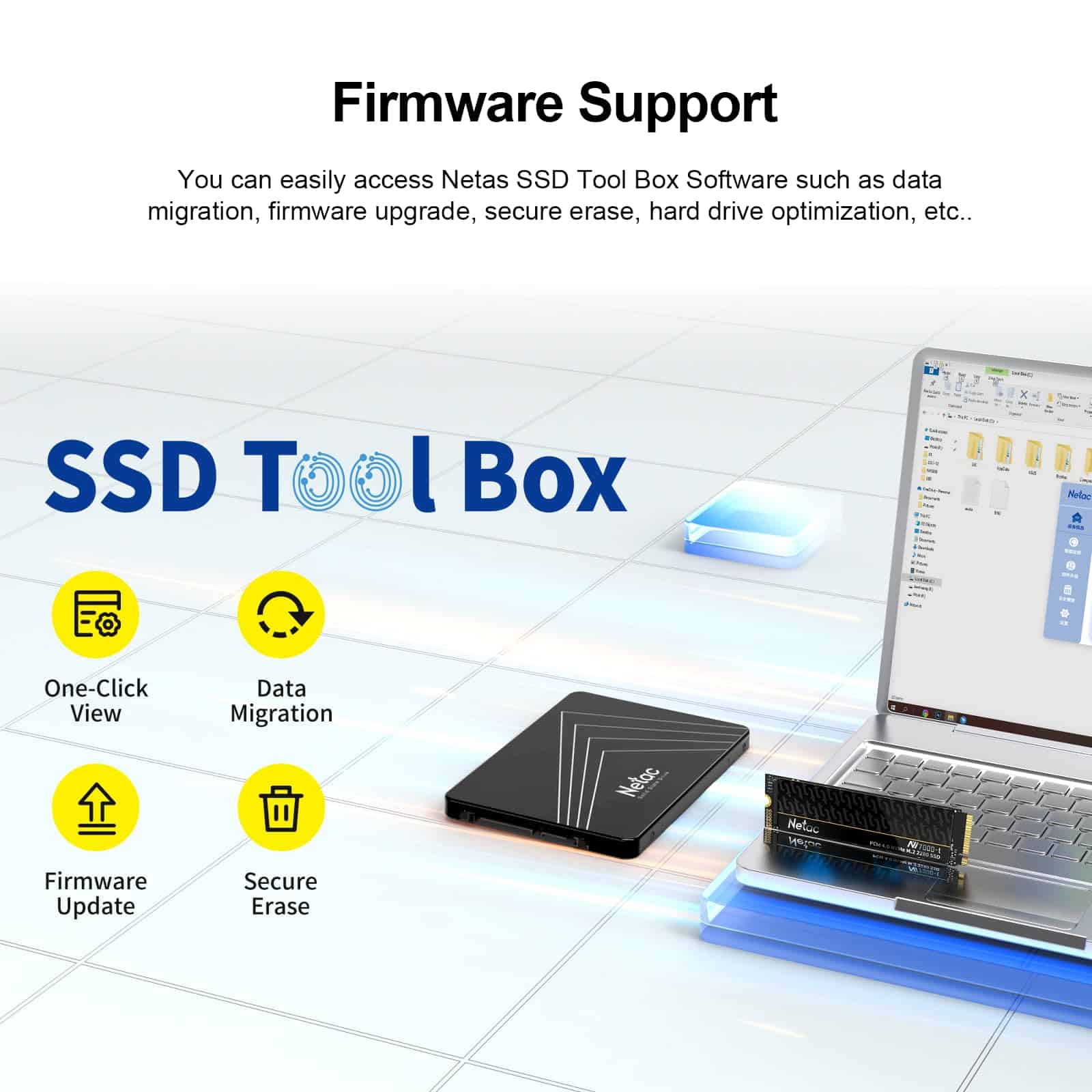 SSD Interno Netac 4TB PCIe Gen4x4 M.2 Hasta 7,300 MB/s NVMe - Image 8