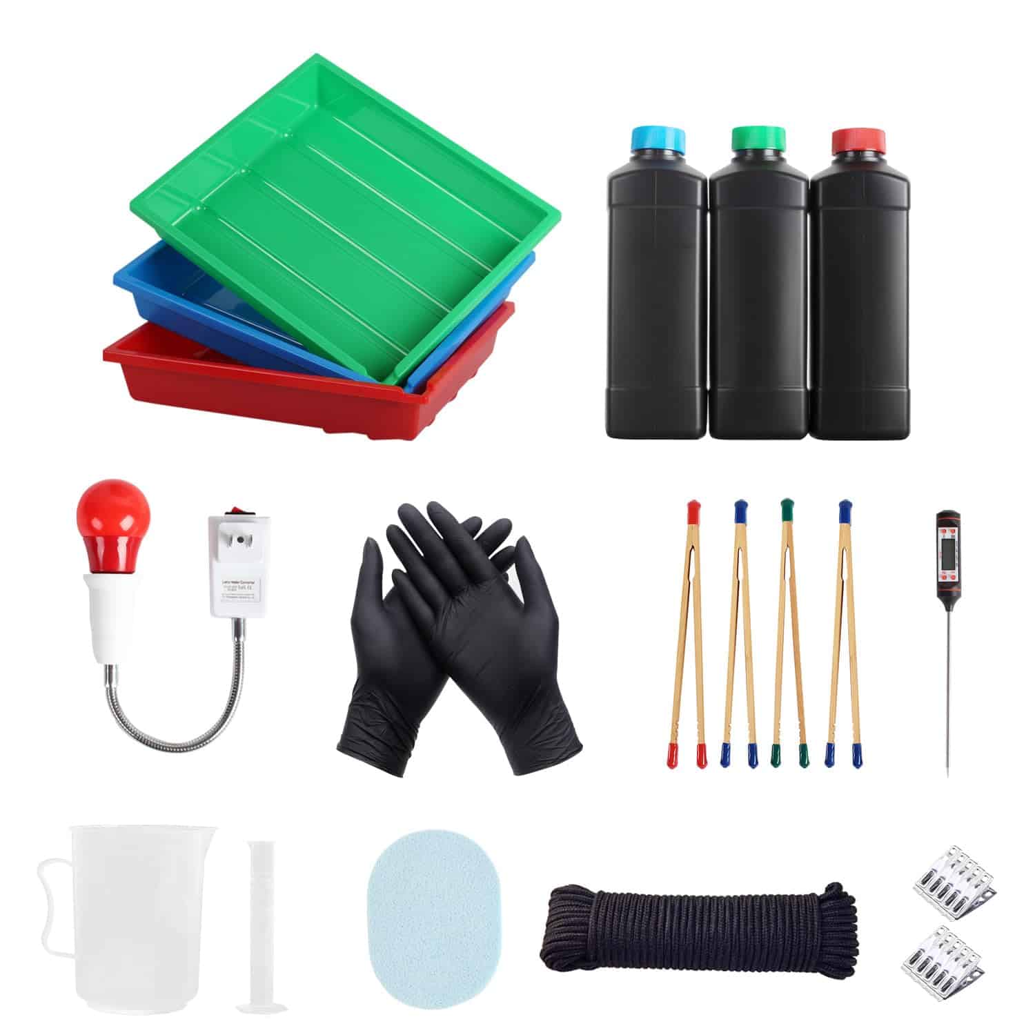 Kit de Equipo de Revelado para Cuarto Oscuro eTone,