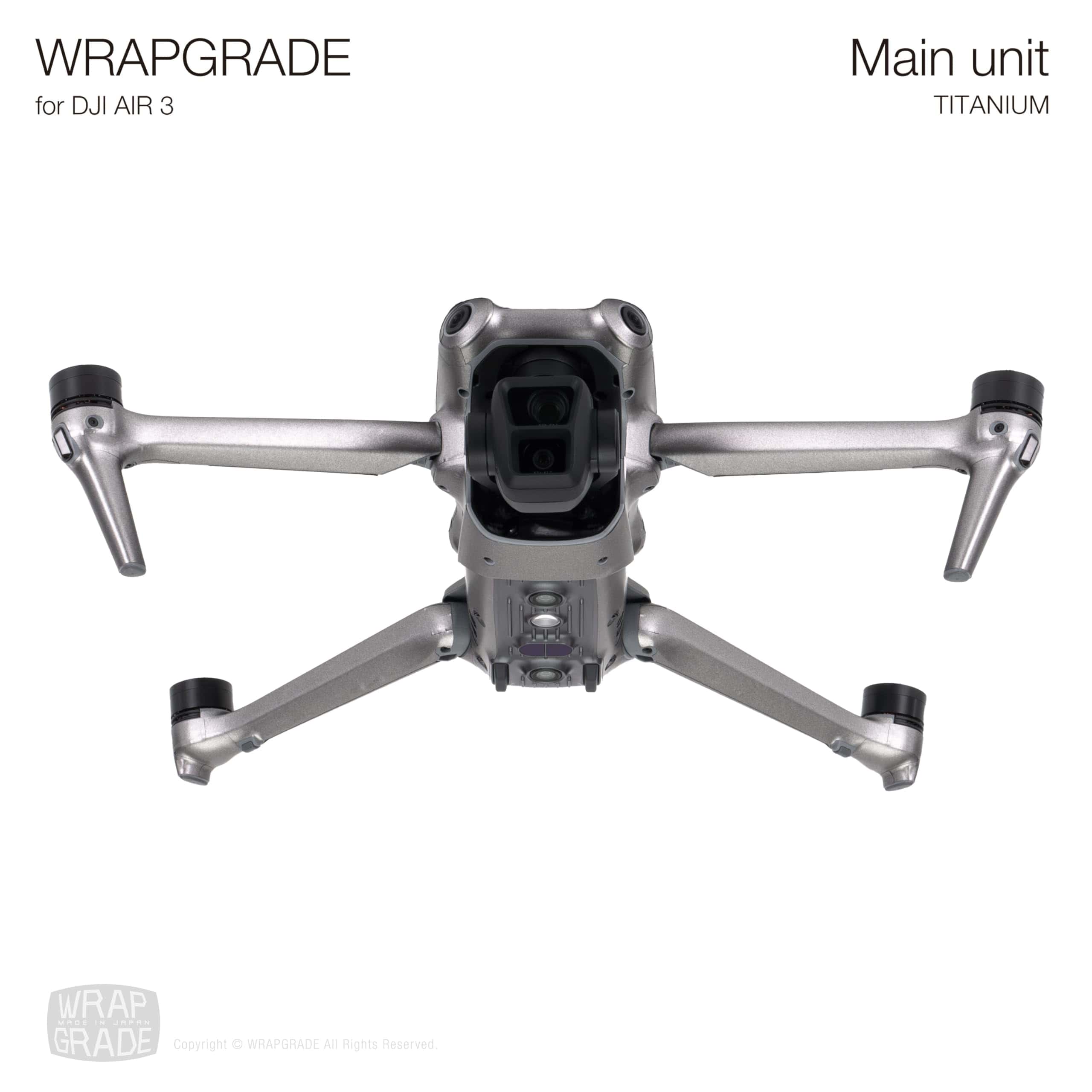 Calcomanías de piel WRAPGRADE compatibles con DJI Air 3 | - Image 6