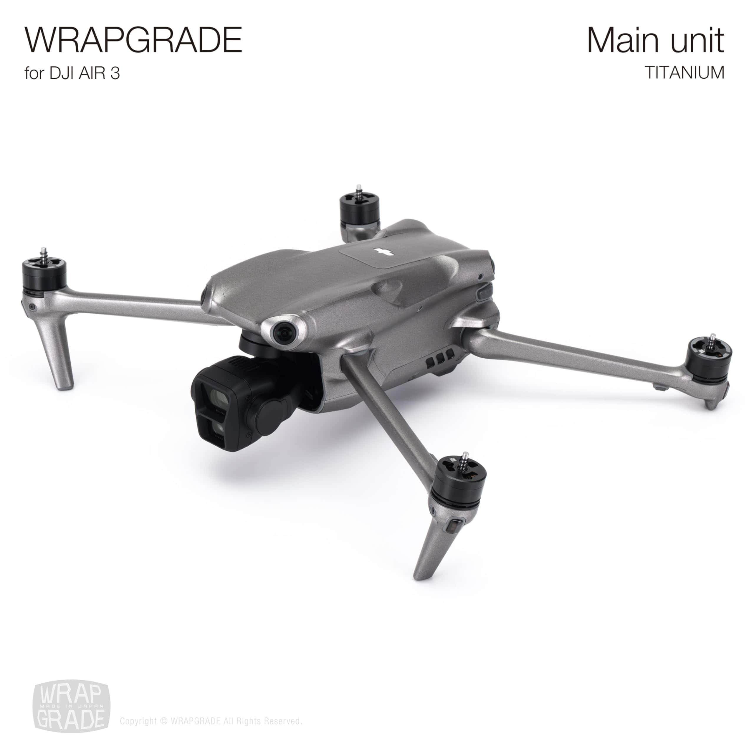 Calcomanías de piel WRAPGRADE compatibles con DJI Air 3 | - Image 4